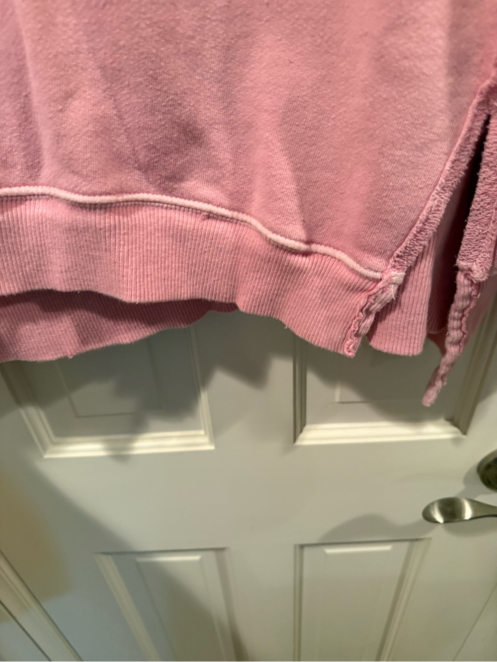 We The Free Free People Pink Oversized Camden Sweatshirt Small - Picture 6 of 12
